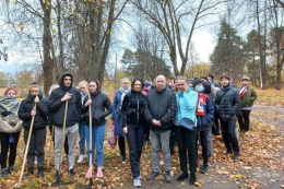 Фрунзенская районная организация г.Минска РОО &laquo;Белая Русь&raquo; организовала работы по наведению порядка на территории &laquo;Шталаг - 352&raquo;