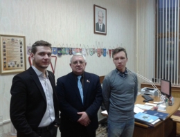 Встреча с молодыми столичными предпринимателями