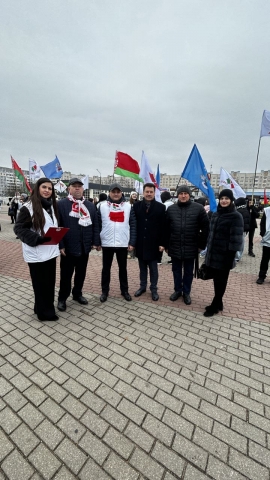 Во Фрунзенском районе прошёл митинг по привлечению к активному участию граждан в период избирательной кампании