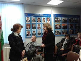 Поздравление ветеранов войны и труда