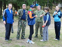 Участие актива в туристическом слёте