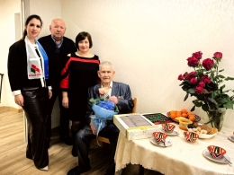 95 летний юбилей отметил Геннатулин Вениамин Хекматулаевич, который награжден орденами и медалями за самоотверженный труд в тылу в годы Великой Отечественной войны